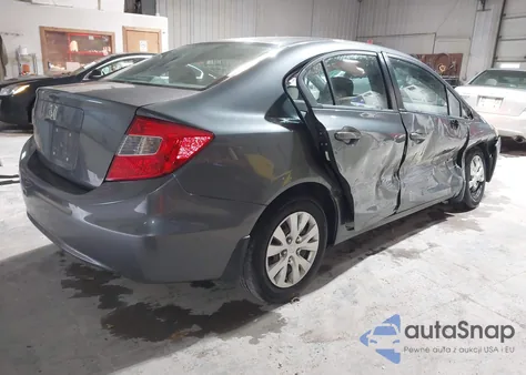 2012 Honda Civic Lx from USA, damaged, VIN 19XFB2F50CE003480